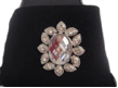 Clear Crystal Brooch